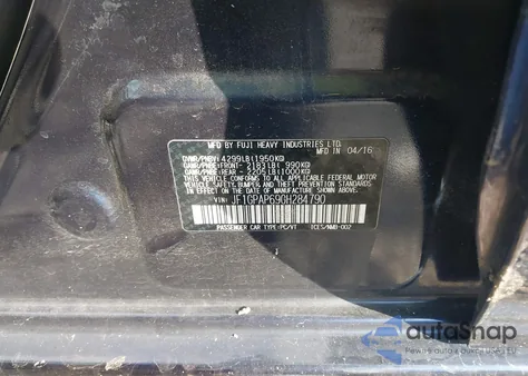 2016 Subaru Impreza 2.0I Sport Premium из США, поврежденный, VIN JF1GPAP69GH284790